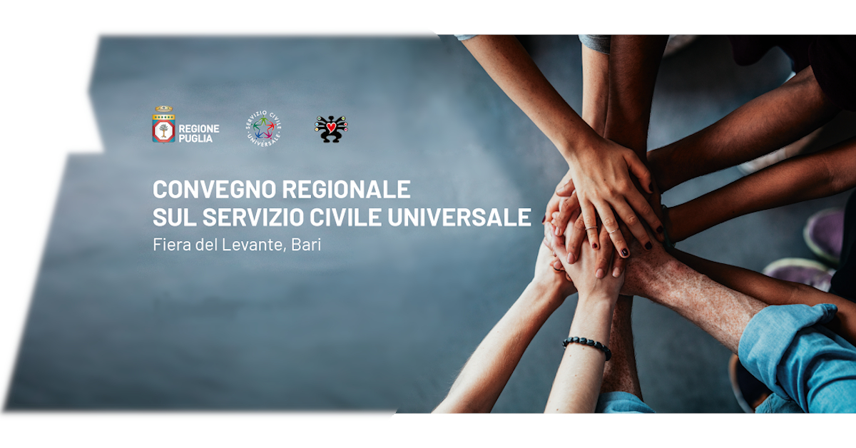 Convegno Servizio civile nuove energie per i territori - novembre 2019 - Regione Puglia