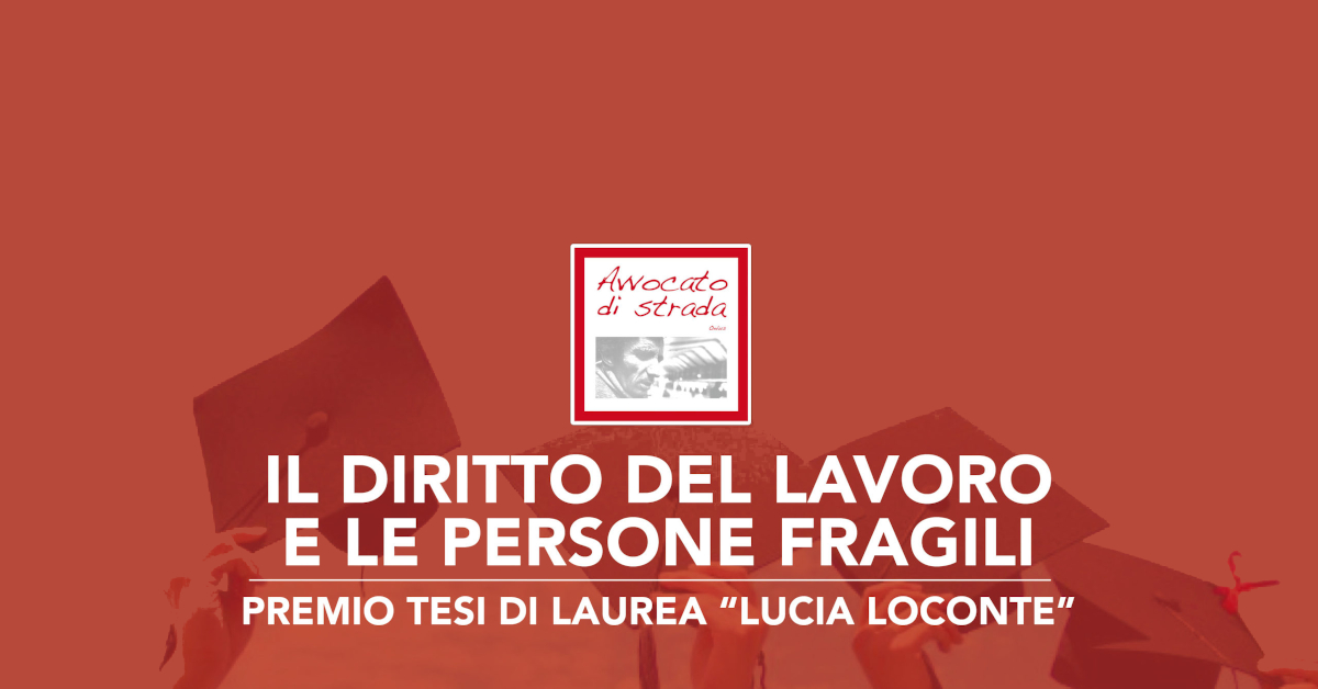 Banner Bando tesi in memoria Avvocato Lucia Loconte 2020-