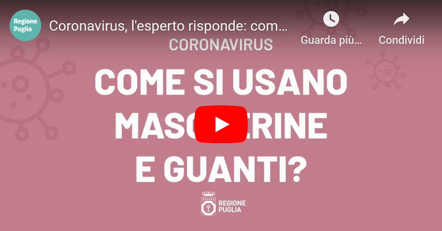 Banner Esperto risponde Coronavirus Regione Puglia Pier Luigi Lopalco