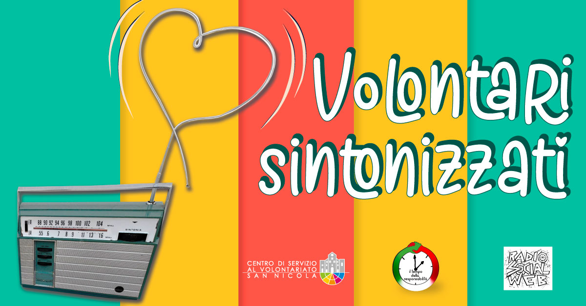 Banner Volontari Sintonizzati 2020 - CSVSN - Azioni per la coesione sociale e la comunità