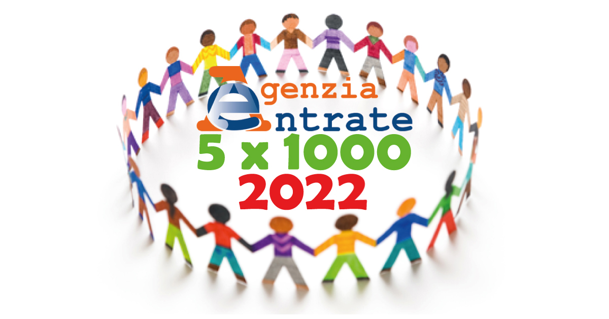 Banner 5 per mille 2022 Agenzia delle Entrate