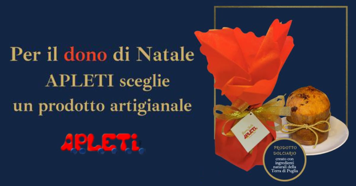 Banner Campagna solidale Natale 2021 Panettone APLETI