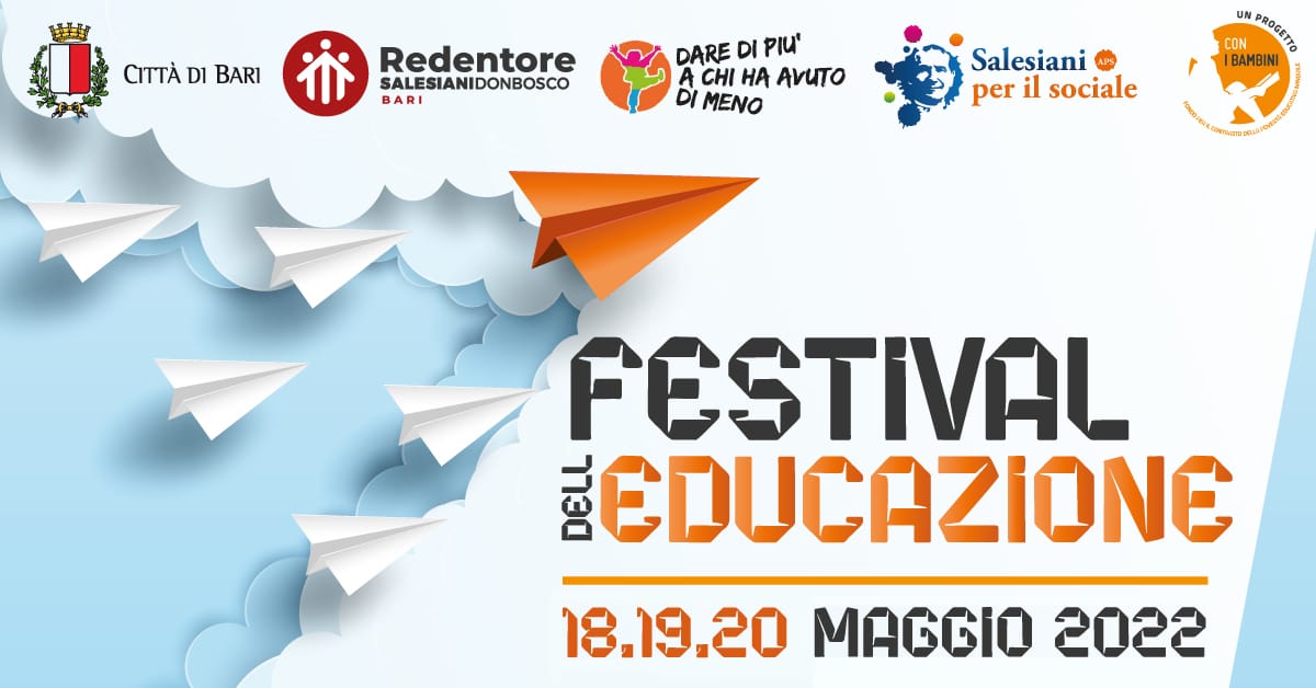 Banner Festival dell'Educazione Redentore Bari