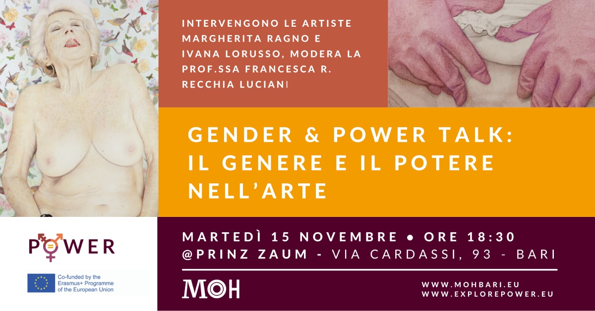Banner Gender & Power Talk il genere e il potere nell’arte MOH