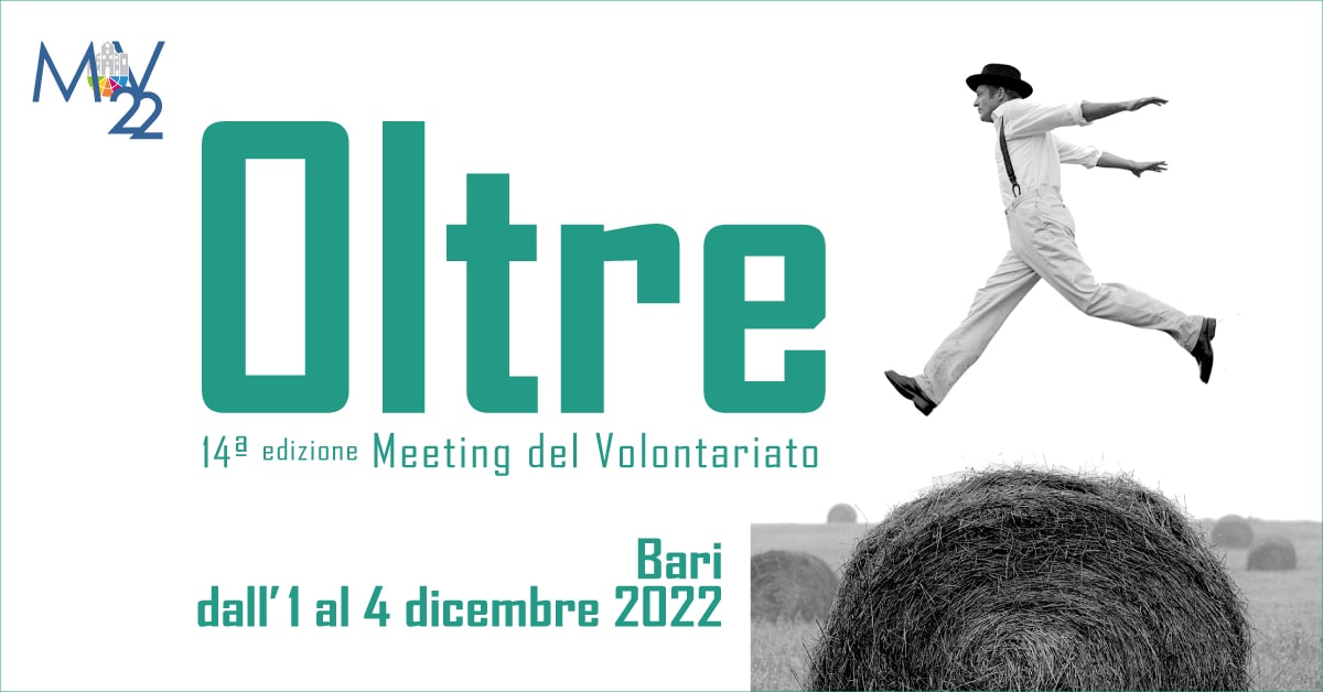 Banner "Oltre" Meeting del Volontariato 2022 CSVSN