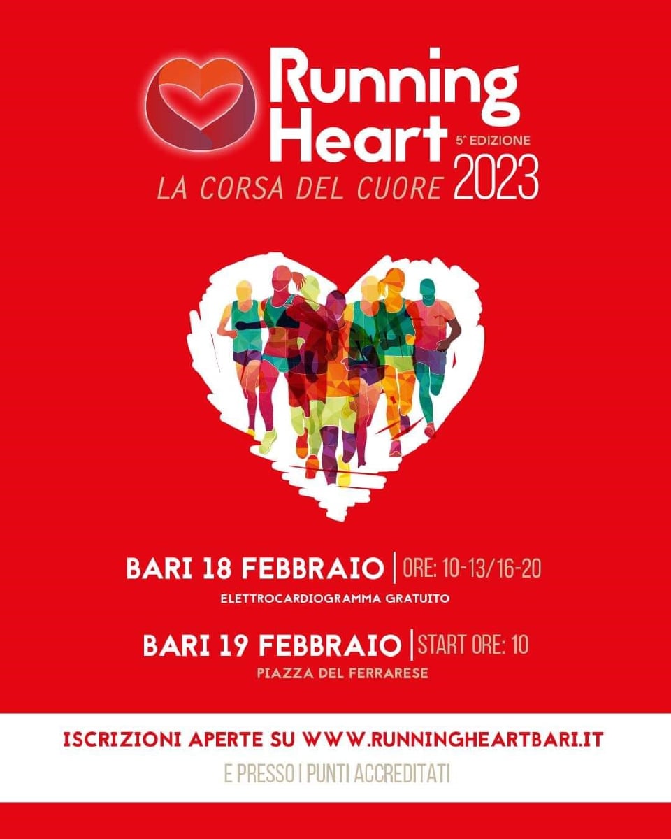 Banner Running Heart Bari 2023