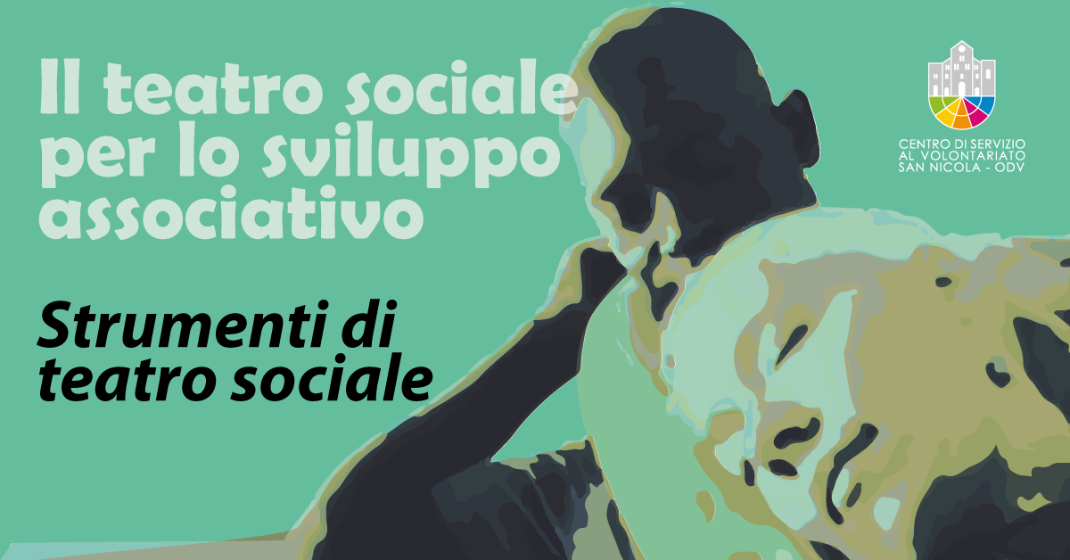 Banner Strumenti di Teatro sociale CSV San Nicola