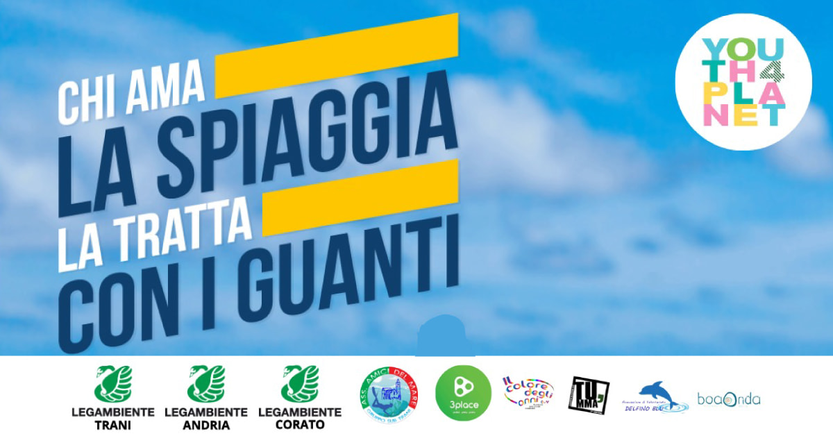 banner Spiagge e fondali puliti Legambiente Trani 2023