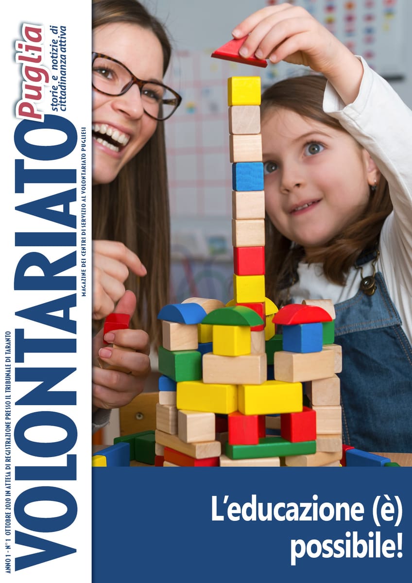 copertina Volontariato Puglia Ottobre 2020: L'educazione (è) possibile!