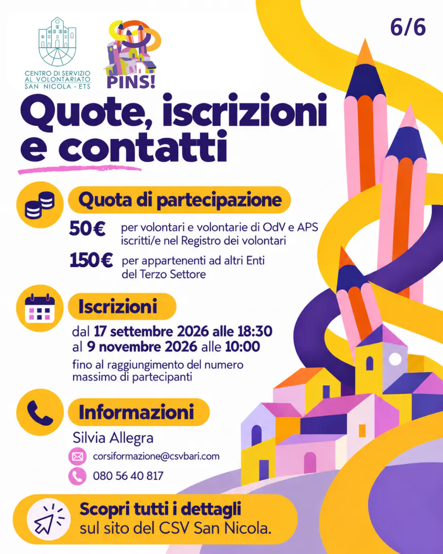 50€ per volontari e volontarie di OdV e APS iscritti/e nel Registro dei volontari del proprio Ente alla data di presentazione della domanda 150€ per appartenenti ad Altri Enti del Terzo Settore