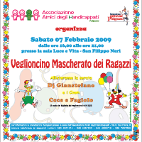 Veglioncino mascherato dei ragazzi