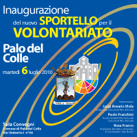 Inaugurazione dello Sportello per il Volontariato presso il Comune di Palo del Colle