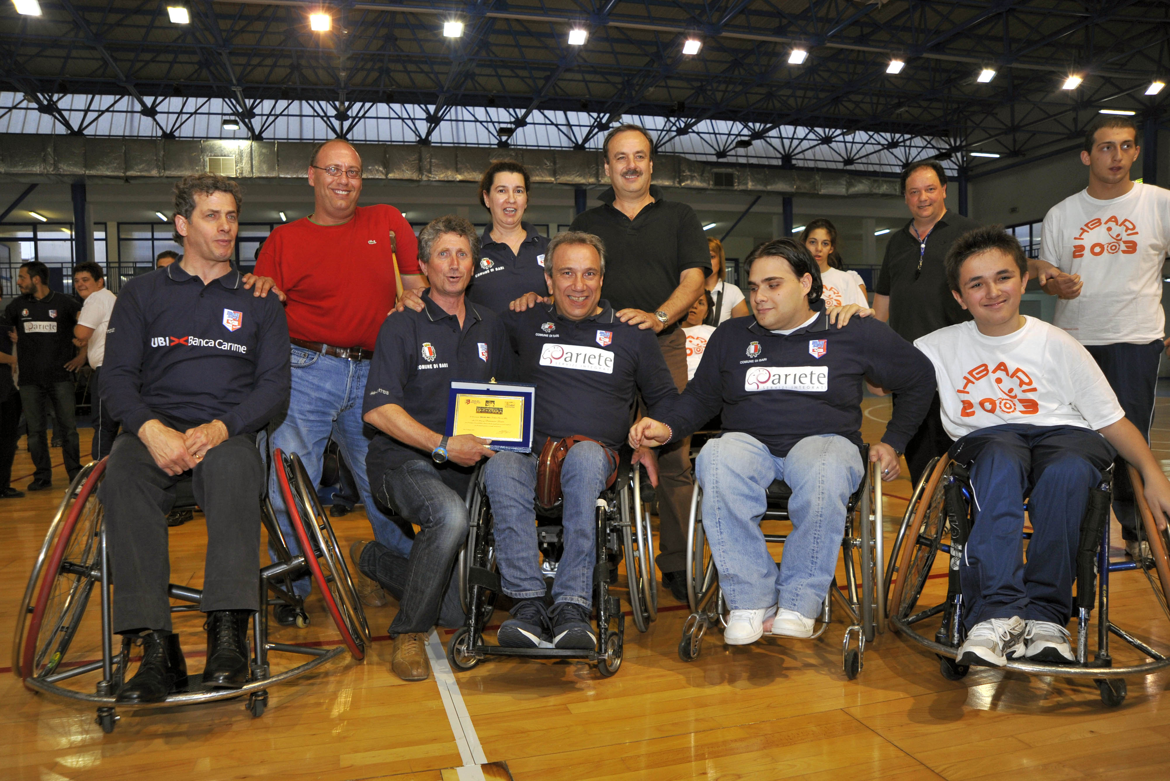 1° torneo di basket in carrozzina Città di Bari