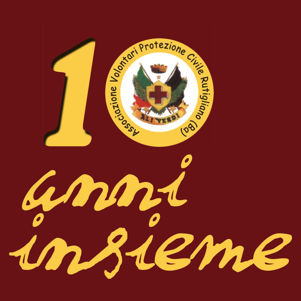 banner 10 anni insieme ALI VERDI Rutigliano