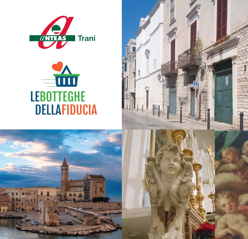 banner La nostra Scuola piedibus Botteghe della Fiducia Anteas Trani