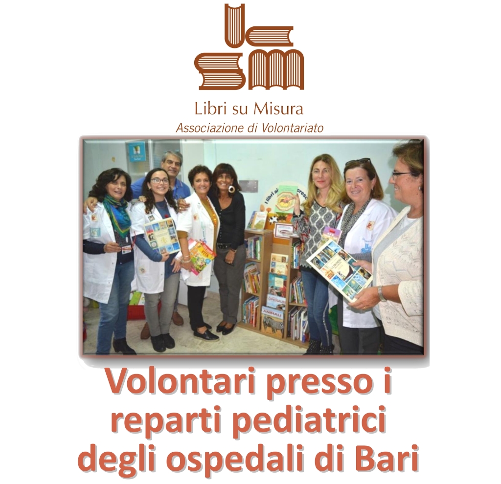 Corso per diventare volontari presso reparti pediatrici LIBRI SU MISURA 2019