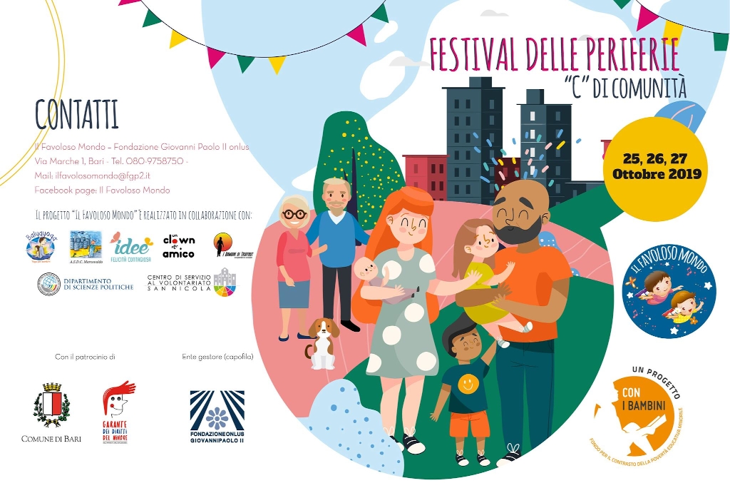 Programma Il Festival delle Periferie - Il Favoloso Mondo - Ottobre 2019-
