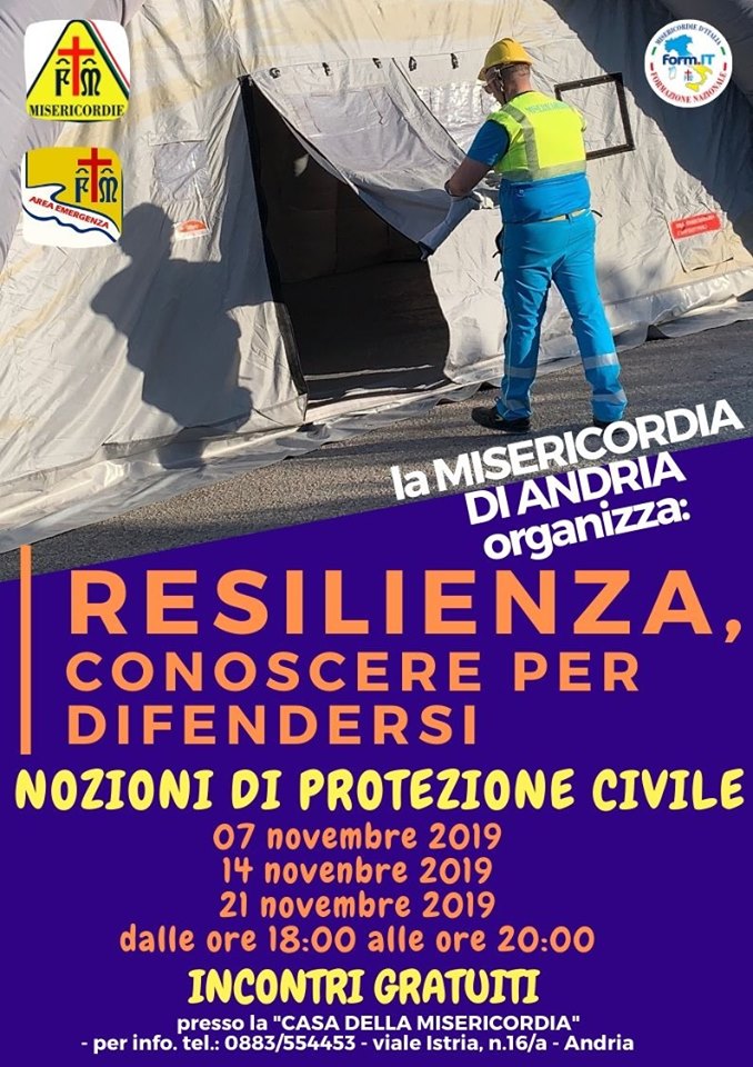 locandina Resilienza conoscere per difendersi