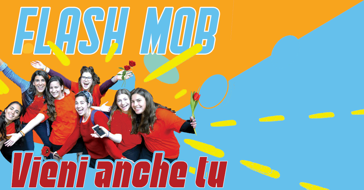 Flash Mob per tutte le donne vittime di violenza - novembre 2019- Una Rosa blu per Carmela