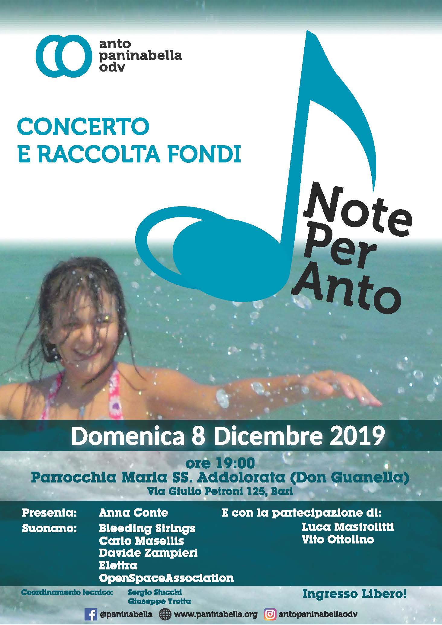 Locandina Note per Anto 2019 - Anto Paninabella