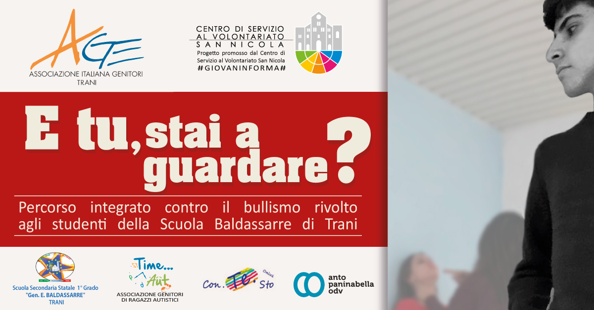 banner E tu stai a guardare teatro e autodifesa contro il bullismo #GIOVANINFORMA