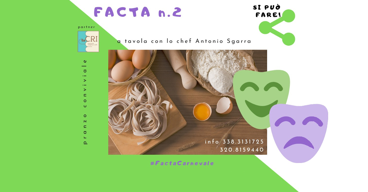 Banner FACTA 2 di Carnevale progetto FaCtA non verba