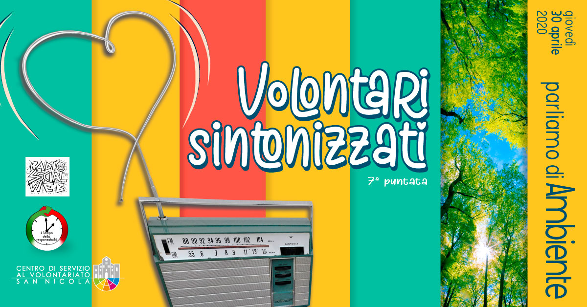 Banner Dialoghi su Ambiente Volontari Sintonizzati CSVSN Radio Social Web