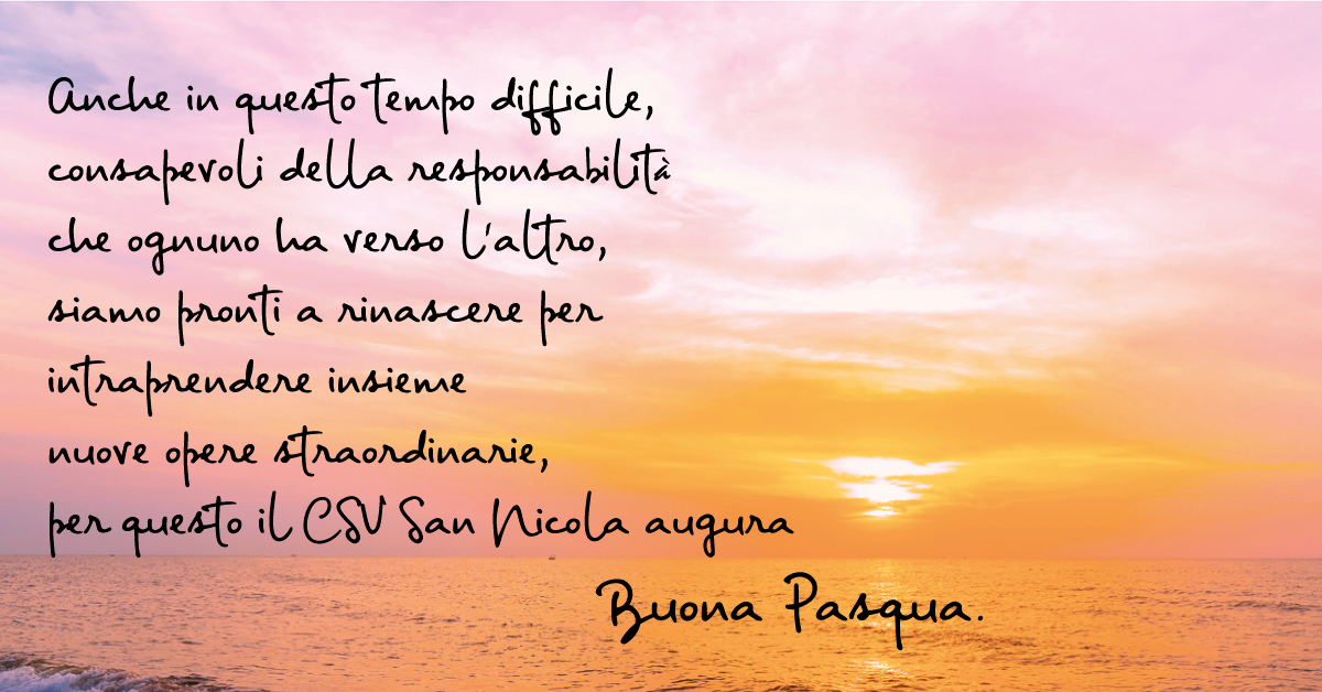 Banner buona Pasqua 2020