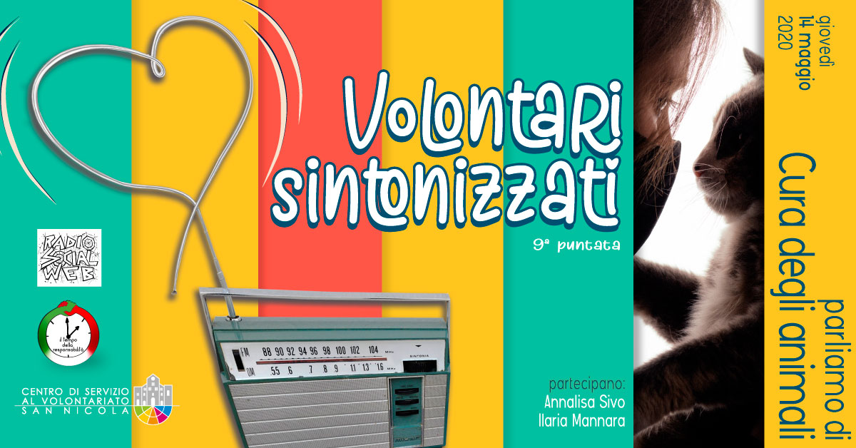 Banner Dialoghi su Cura degli animali Volontari Sintonizzati CSVSN Radio