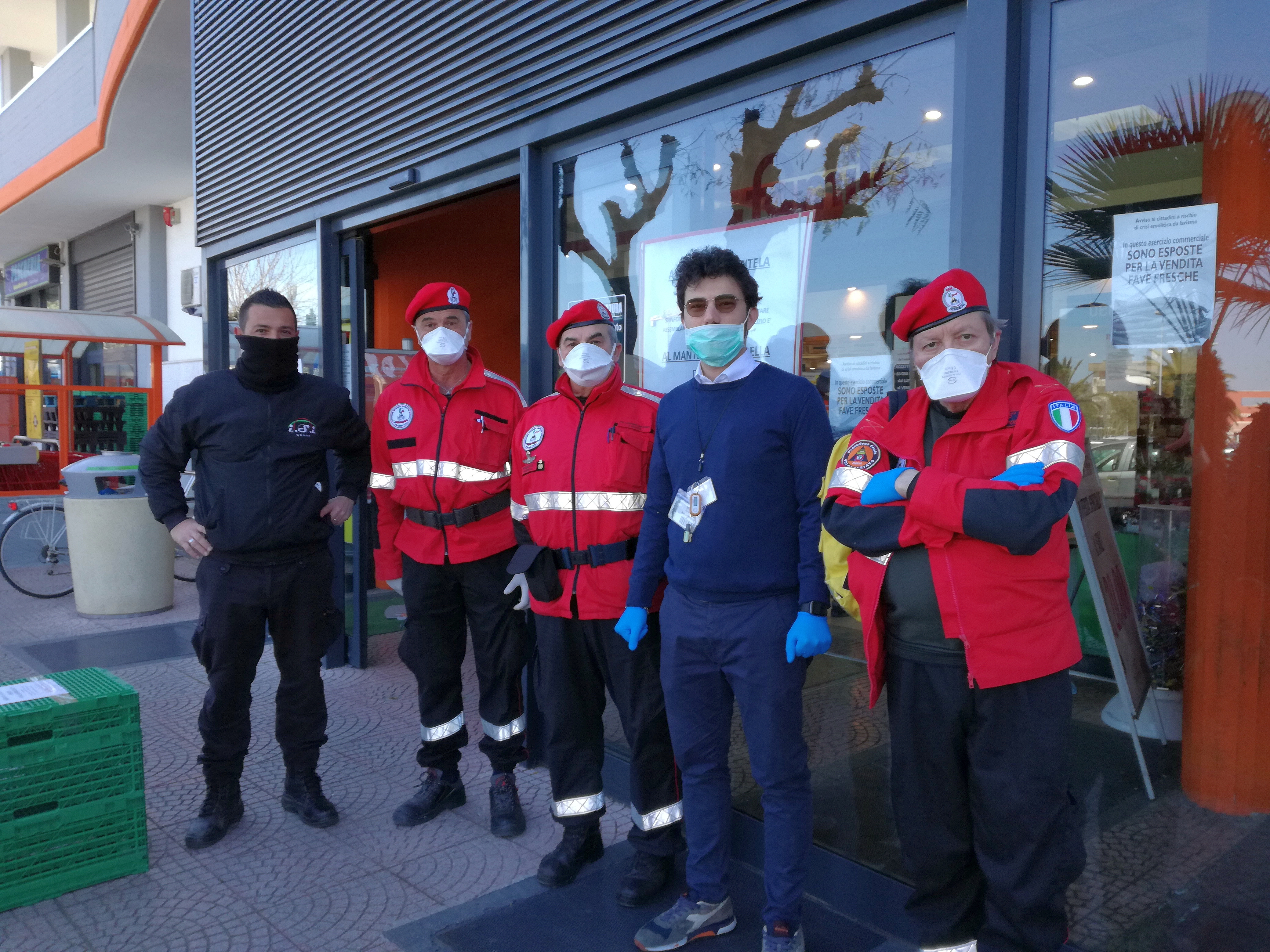 01 Azioni di solidarietà emergenza coronavirus AIOS Protezione Civile