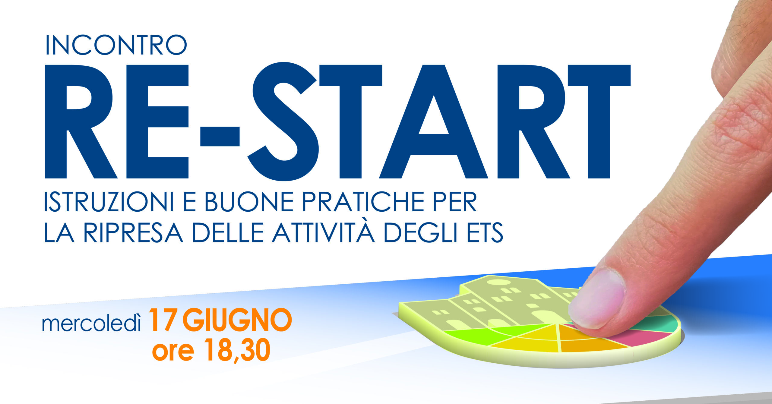 Banner RE-START Istruzioni e buone pratiche per la ripresa delle attività delle Associazioni – CSV San Nicola