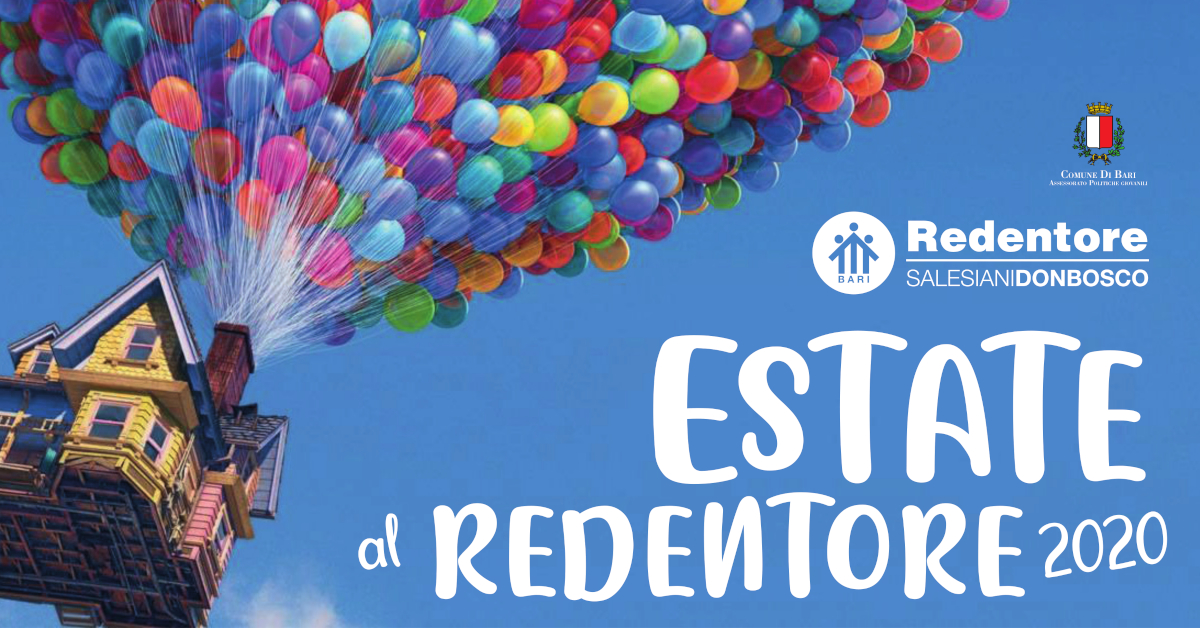 Banner seconda edizione centro estivo Estate al Redentore 2020