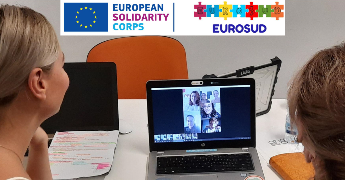 Banner Eurosud Youth and Peace e Strenghten peace and citizenship education