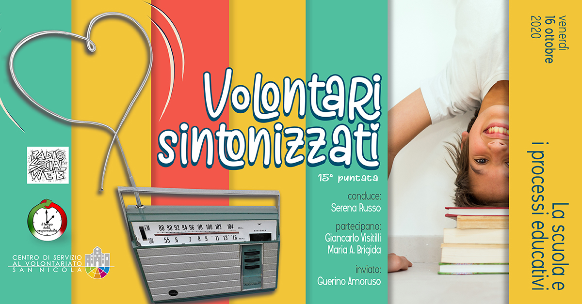 Banner VOLONTARI SINTONIZZATI la scuola e i processi educativi