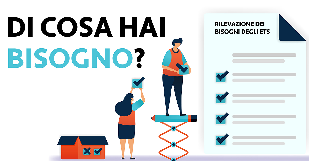 Banner Questionario rilevazione Bisogni ETS 2020