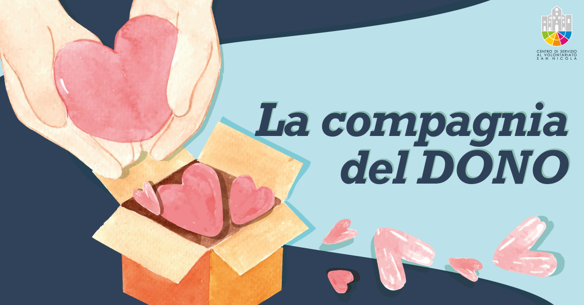 Banner La Compagnia del Dono CSV San Nicola 2020