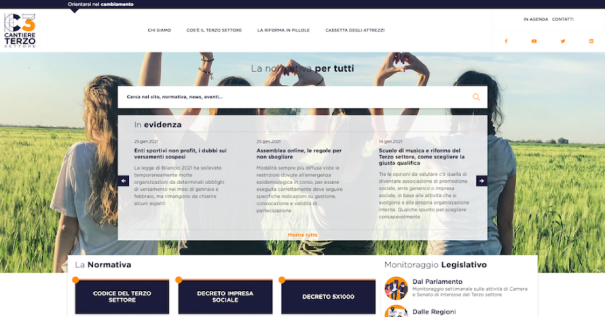 Banner-sito-web-Cantiere-terzo-settore-CSVnet-Forum-Nazionale-dl-Terzo-Settore