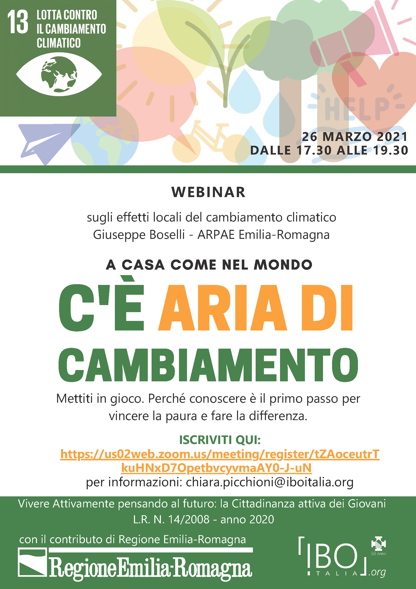 Locandina webinar A casa come nel mondo: c'è aria di cambiamento