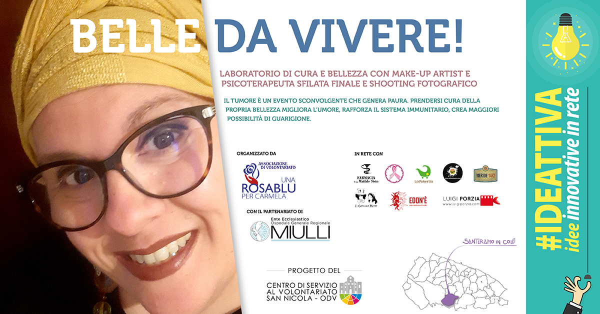 Banner Belle da vivere IDEATTIVA 2021 CSV San Nicola - Una Rosa blu per Carmela