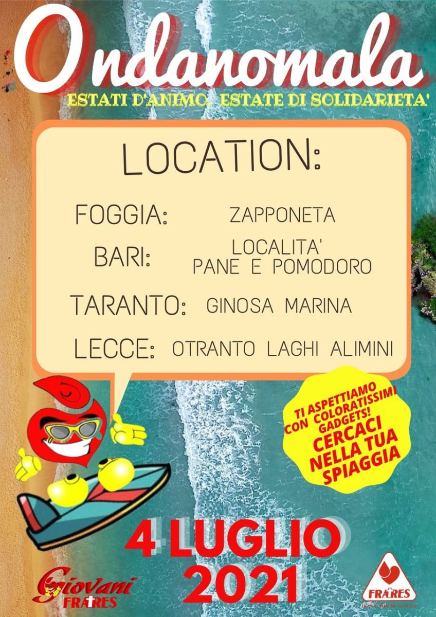 Locandina Ondanomala Estati d'animo Estati di solidarietà 2021