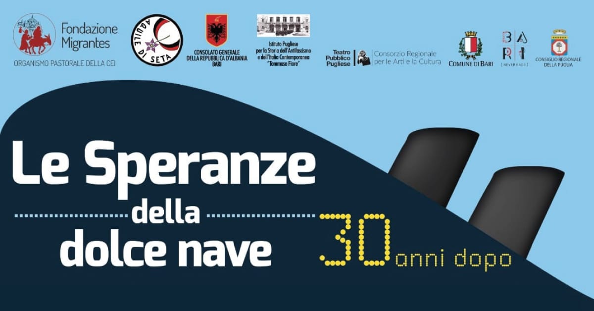 Banner Le Speranze della dolce Nave - 30 anni dopo. La migrazione del popolo albanese tra passato, presente e sfide futuro