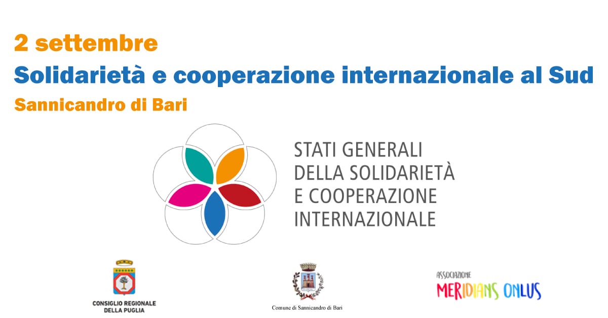 Banner Solidarietà e cooperazione internazionale al Sud 2021