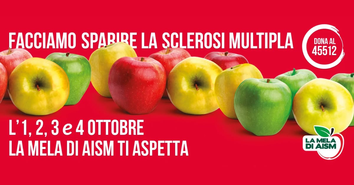 Banner La Mela di AISM 2021r