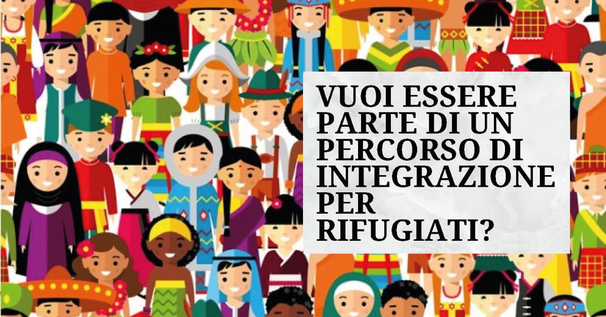 Banner Tutor territoriali per rifugiati progetto Ancora GLR Gruppo lavoro rifugiati 2021