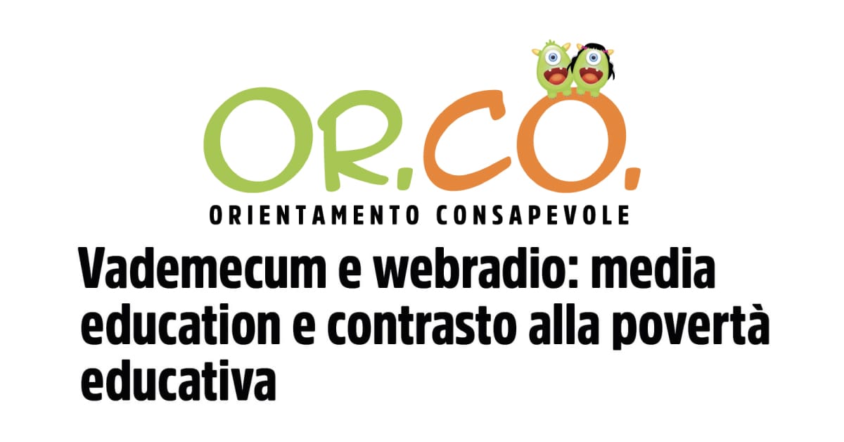 Banner Or.Co Digitsys Orientamento Consapevole CSVSN aderisce rete promozione web radio giovanili 2021