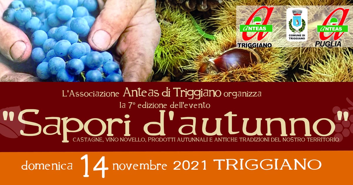 Banner Anteas Triggiano Sapori d'Autunno 2021