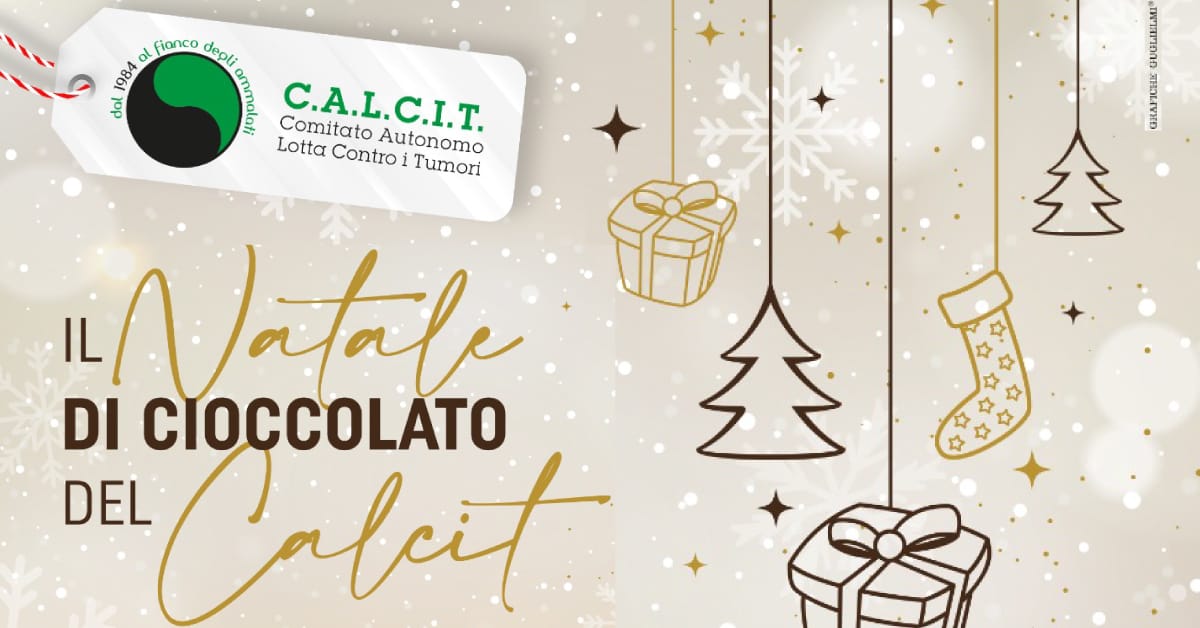 Banner Un dolce natale di cioccolato per la solidarietà CALCIT Andria