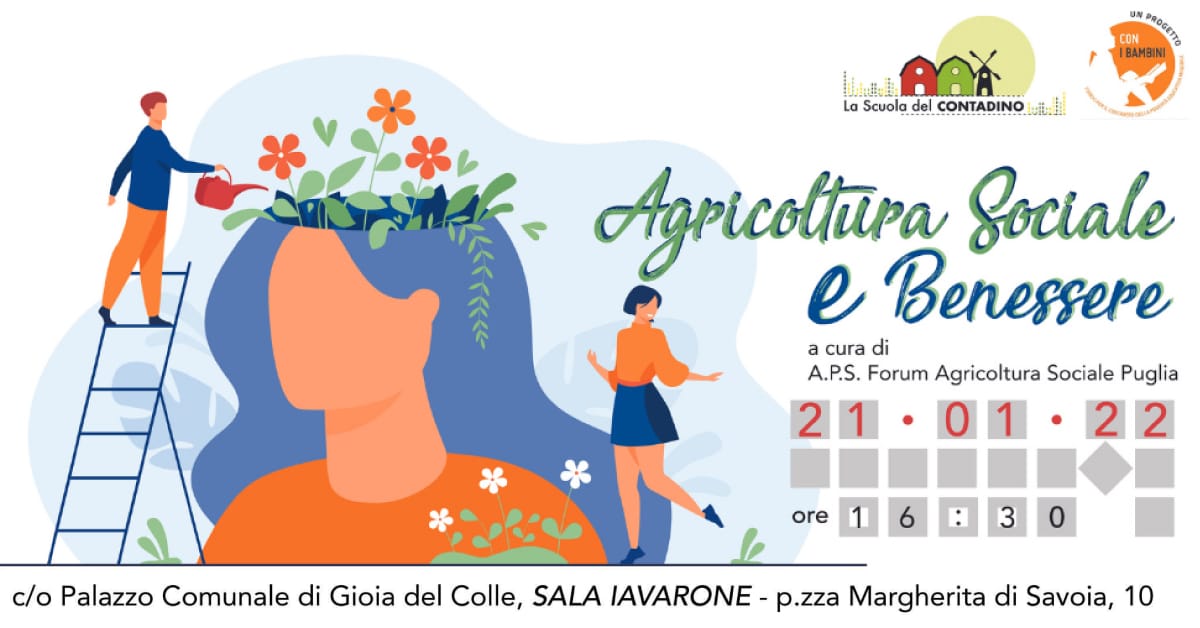 banner Agricoltura sociale e benessere La scuola del Contadino Forum Agricoltura Sociale 2022
