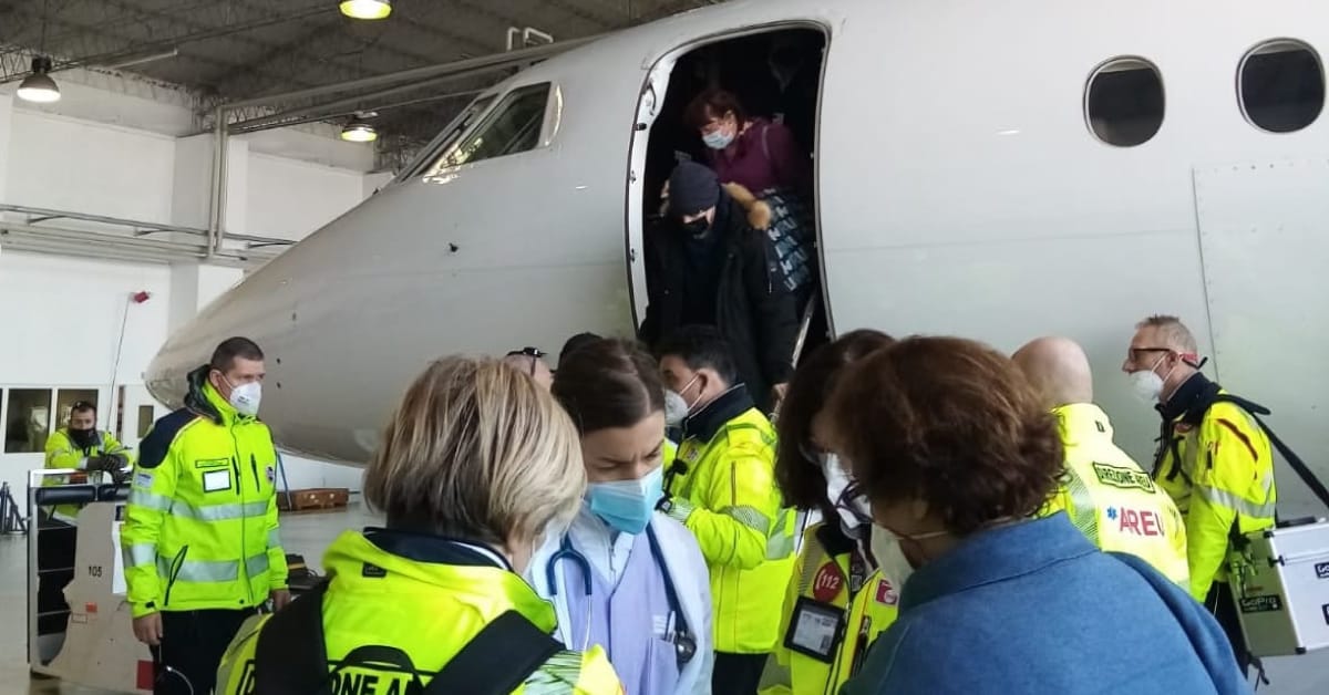Banner Arrivo in Italia bambini oncologici Soleterre Casa Accoglienza La Dacha del Sorriso