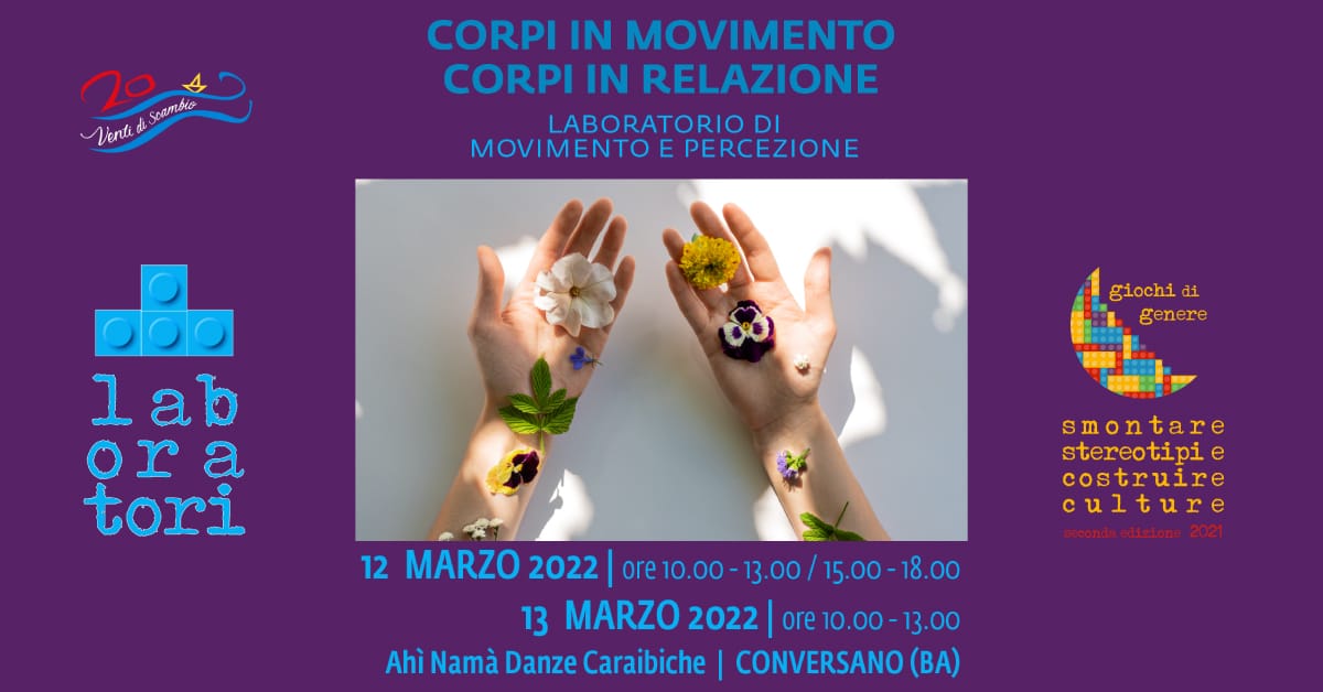 Banner Corpi in movimento, corpi in relazione Conversano